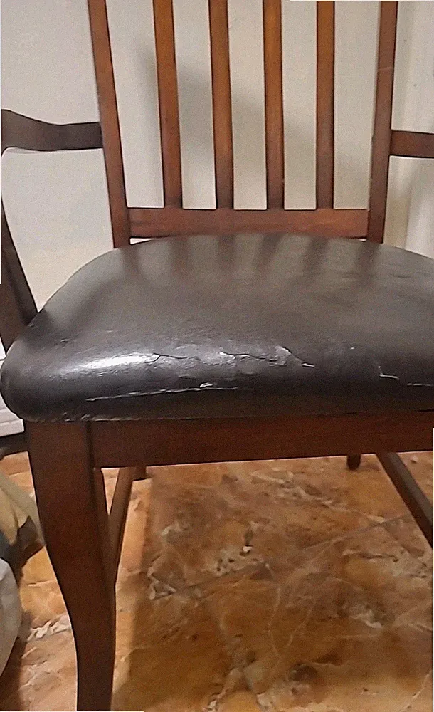 Solid Wood Armchair - Dark Espresso Finish -...