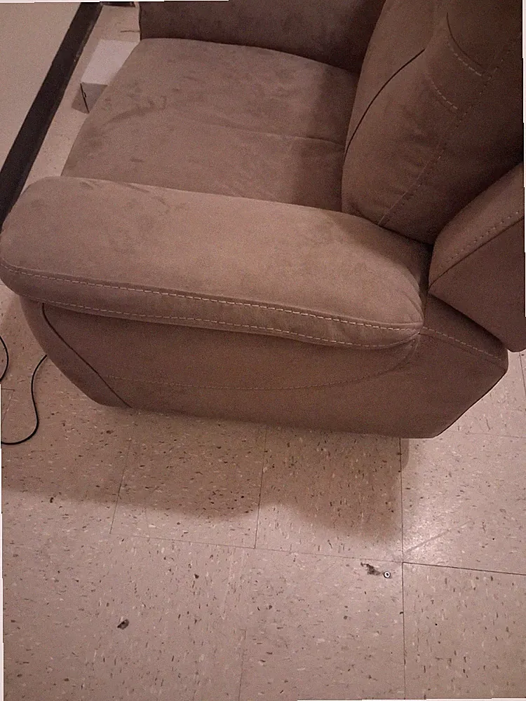 used recliners, beige suede excellent condition,selling 2 recliners.